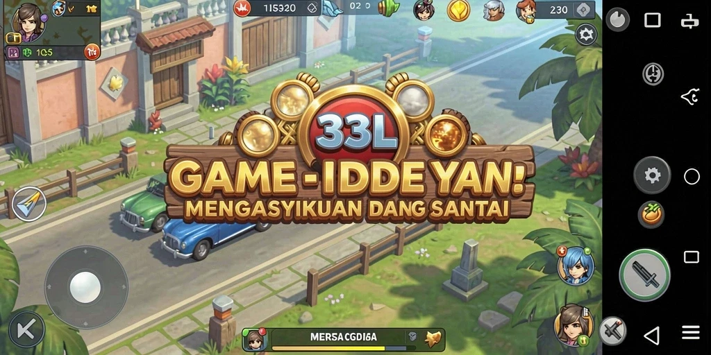 Tampilan gameplay menarik dari 33L dengan karakter yang berkembang.