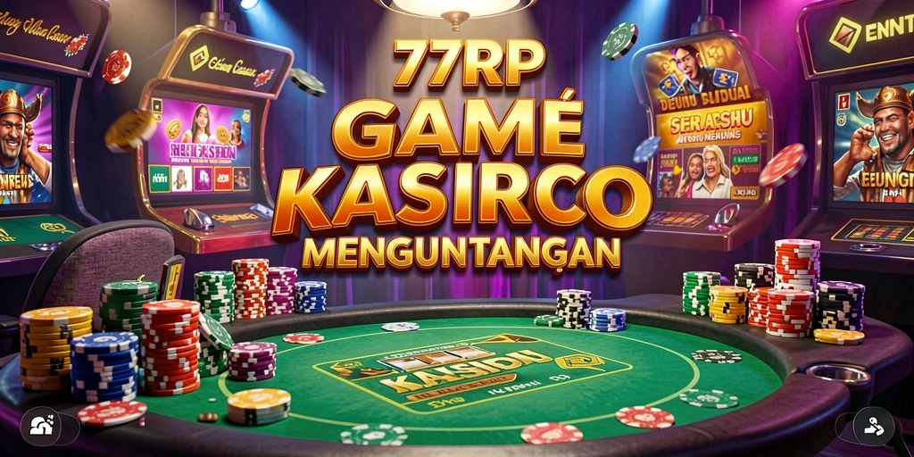 Gameplay seru dari 77RP dengan berbagai pilihan permainan Kasino.