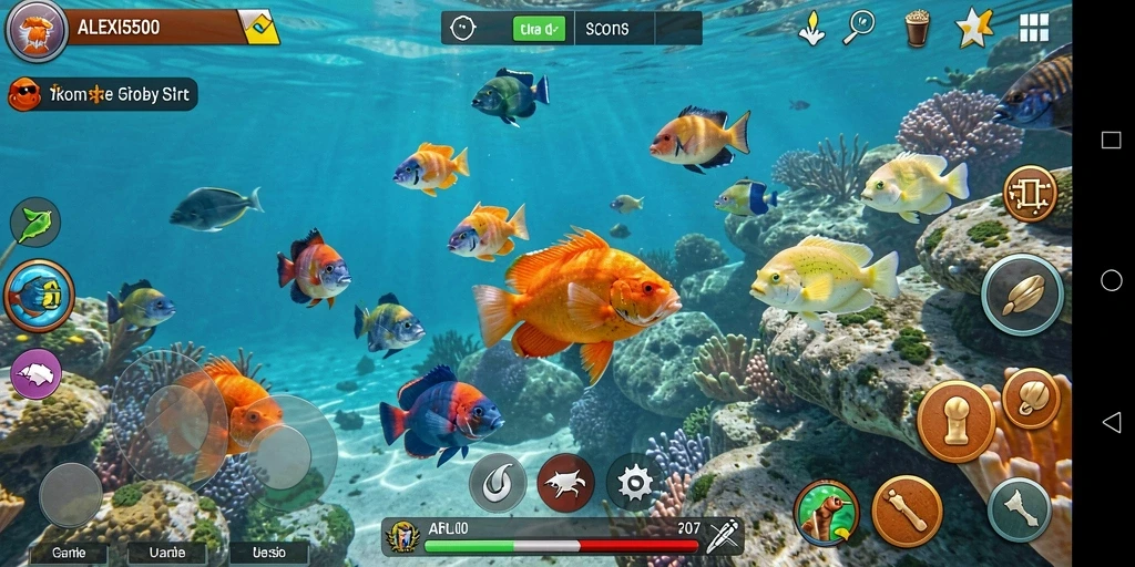 Gameplay seru menembak ikan di ALEXIS500.