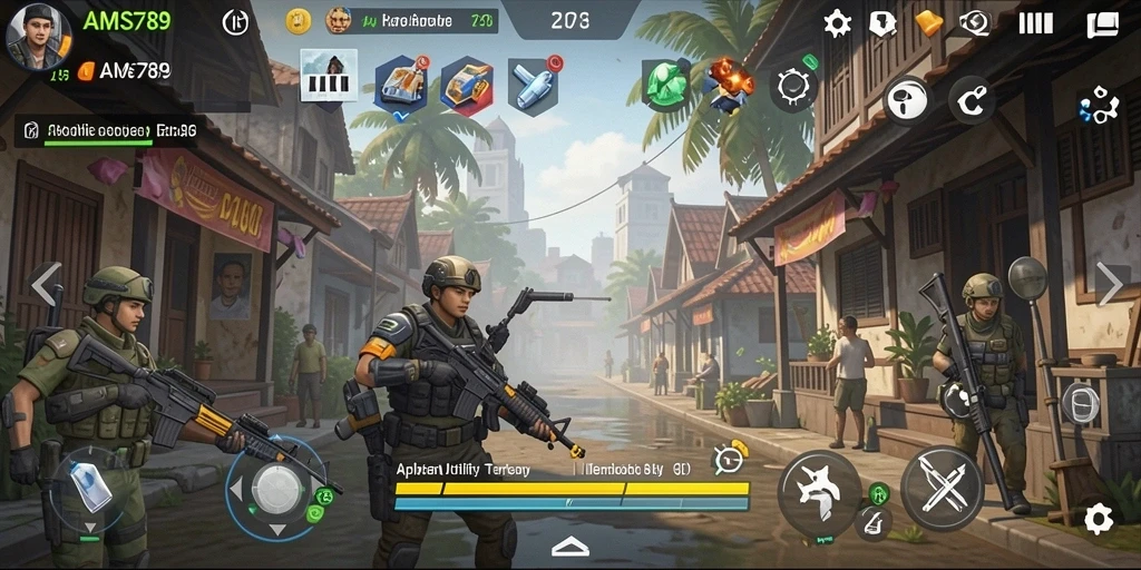 Screenshot utama AMS789 yang menunjukkan dashboard fitur Utility.