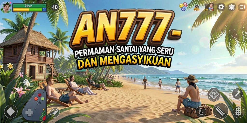 Tampilan gameplay AN777 yang ceria dan mengasyikkan.