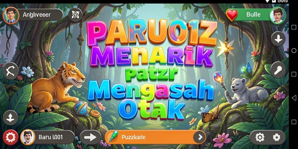 Tangkapan layar gameplay BARU01 menampilkan tantangan puzzle yang menarik.