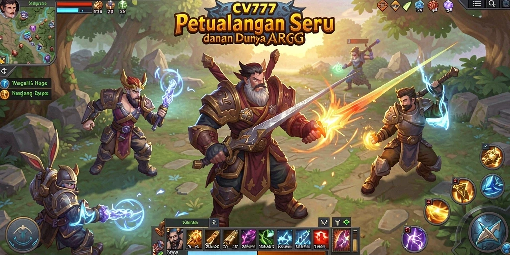 Tampilan gameplay ARPG yang mendebarkan dan penuh tantangan.