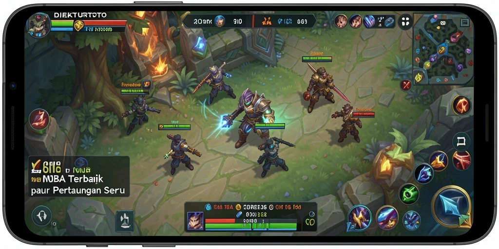 Tangkapan layar gameplay DIREKTURTOTO dengan aksi pertarungan seru.