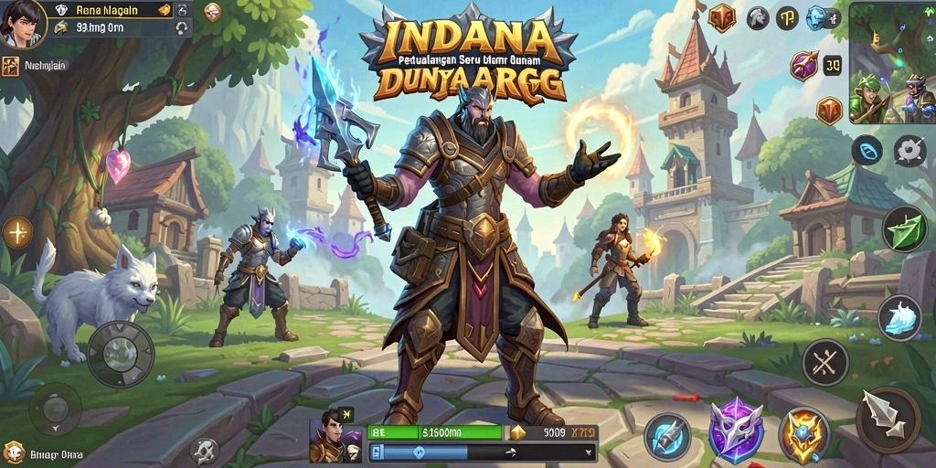 Gameplay ARPG yang menegangkan dan penuh aksi.