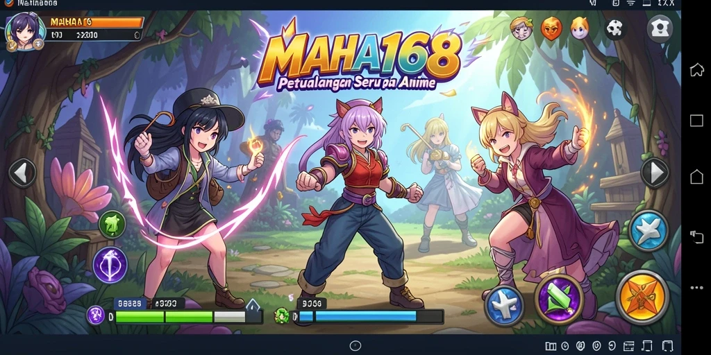 Tampilan gameplay seru dalam MAHA168 yang penuh aksi.