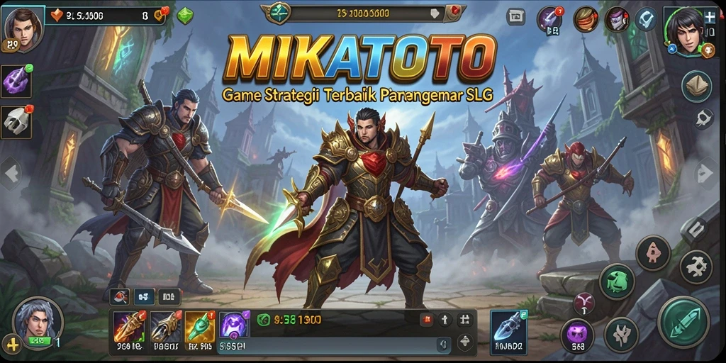 Screenshot gameplay MIKATOTO menampilkan pertempuran strategis yang intens.
