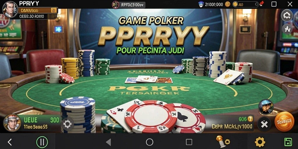 Screenshot utama PPRRYY menampilkan gameplay Poker yang seru dan mengasyikkan.