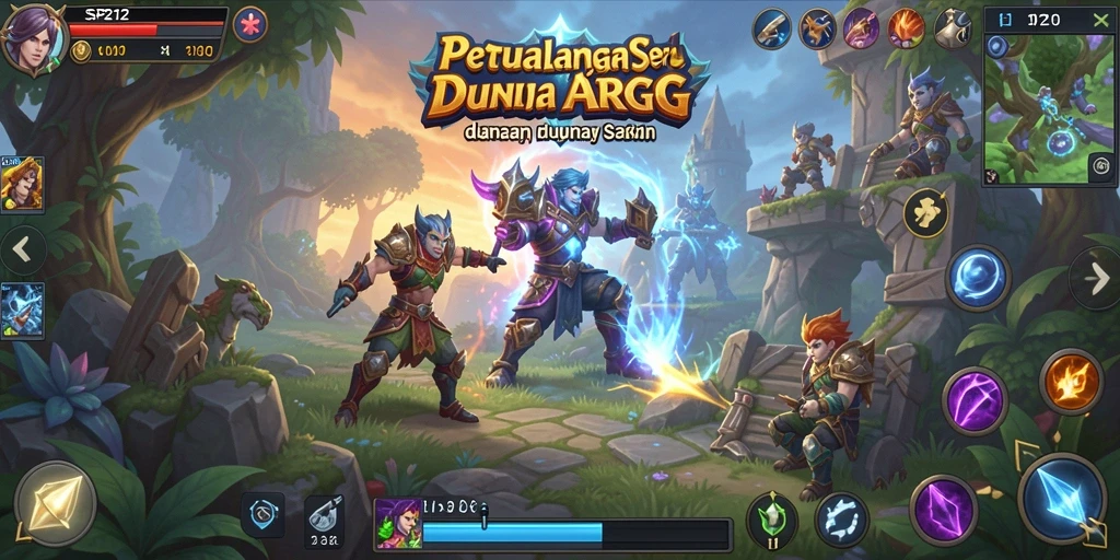 Screenshot SP212 menampilkan aksi seru dalam gameplay ARPG.