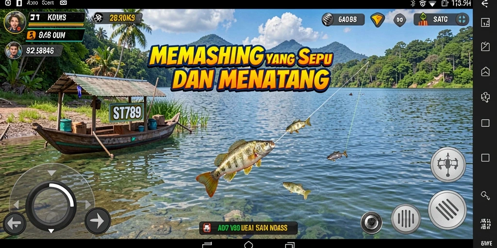 Tangkapan ikan yang luar biasa dalam gameplay ST789.