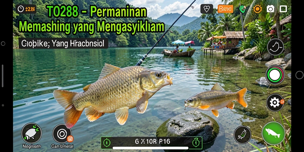 Tangkapan ikan yang mengesankan dalam gameplay TO288.