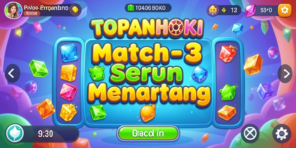 Tangkap momen seru gameplay Match-3 di TOPANHOKI.