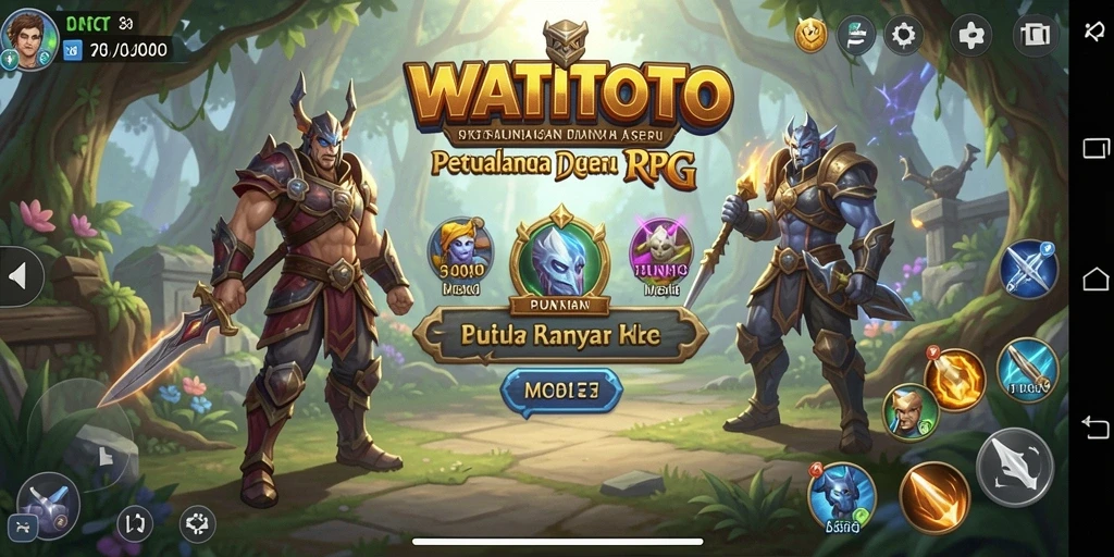 Tangkapan layar menunjukkan aksi pertarungan mendebarkan dalam <strong>WATITOTO</strong>.
