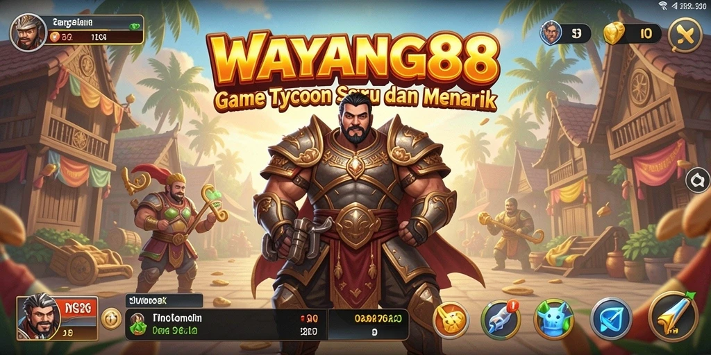 Tampilan menakjubkan dari gameplay Tycoon di WAYANG88.