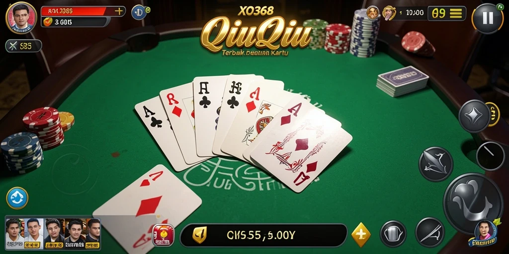 Tampilan gameplay seru XO368 yang penuh strategi QiuQiu.